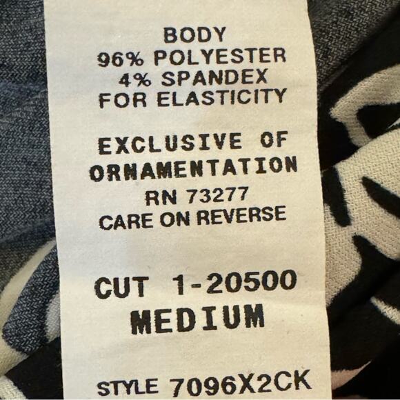 Candies black white jersey sleeveless fit & flare midi dress size small S
 b31 - Picture 4 of 5